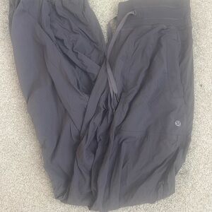 Perfect condition Lululemon plum/grey joggers